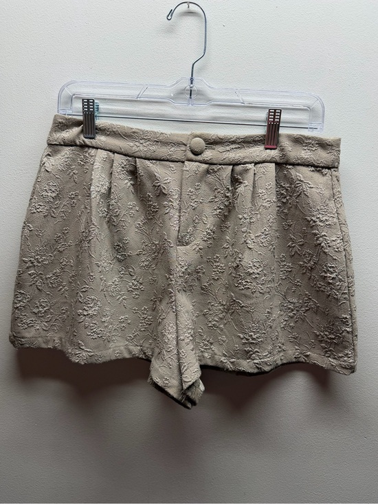Free People Pants - Free People Neutral Embroidered Shorts-Size 4